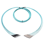 [TCM-BSCST6M4-05] Tconnect Plenum Breakout 6 Fiber SC-ST Multimode 50/125μm (OM4) 5m